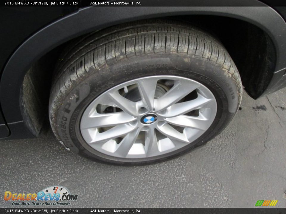 2015 BMW X3 xDrive28i Jet Black / Black Photo #3