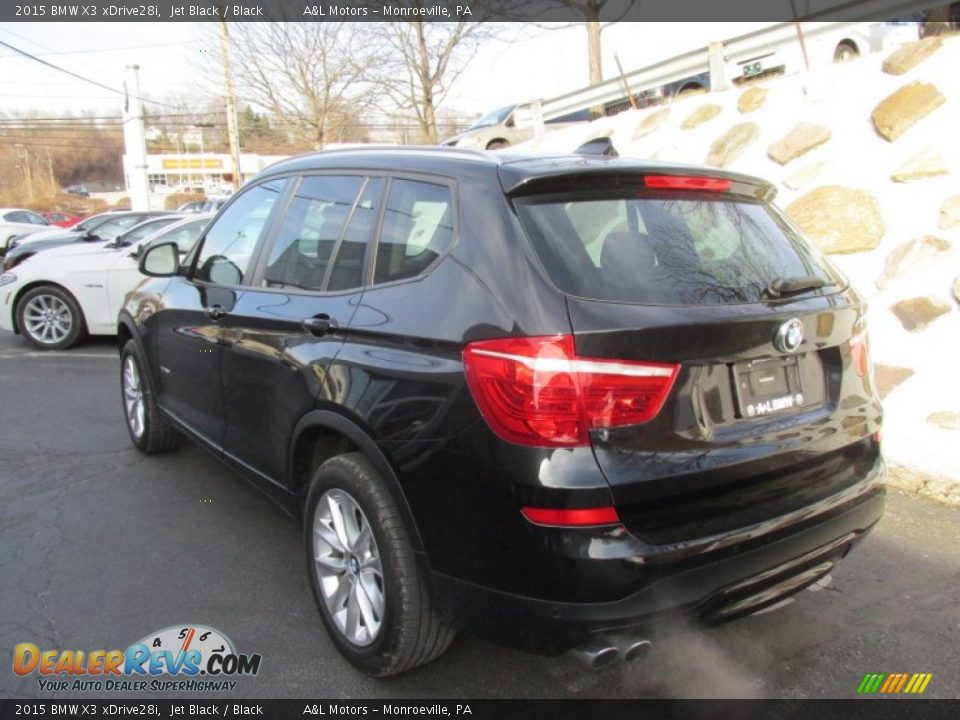 2015 BMW X3 xDrive28i Jet Black / Black Photo #4