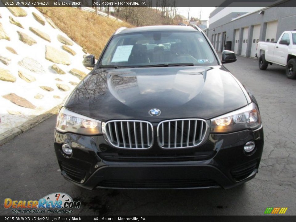 2015 BMW X3 xDrive28i Jet Black / Black Photo #8