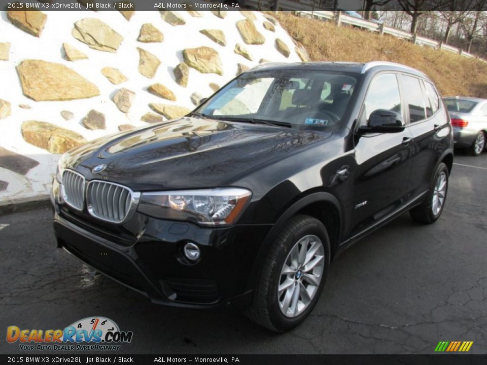 2015 BMW X3 xDrive28i Jet Black / Black Photo #9