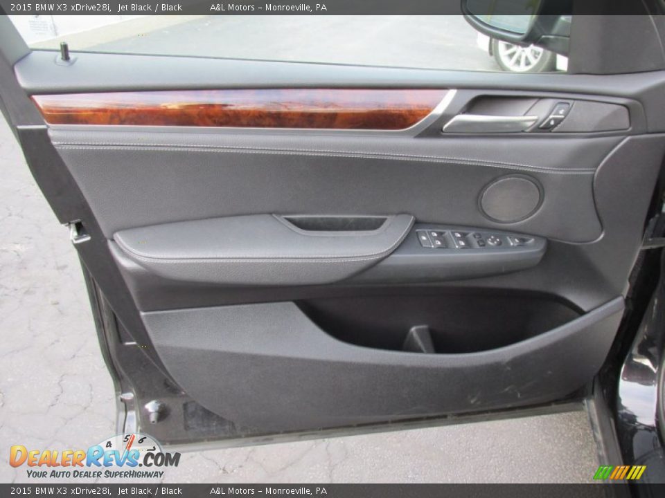 2015 BMW X3 xDrive28i Jet Black / Black Photo #10