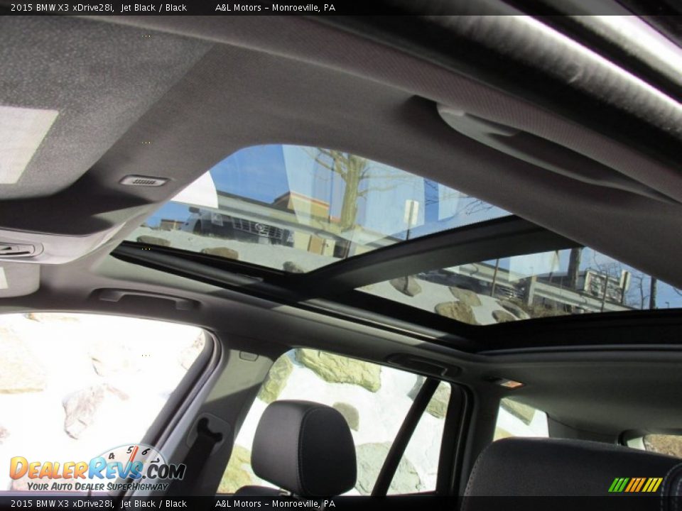 2015 BMW X3 xDrive28i Jet Black / Black Photo #11