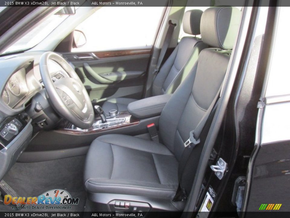2015 BMW X3 xDrive28i Jet Black / Black Photo #13