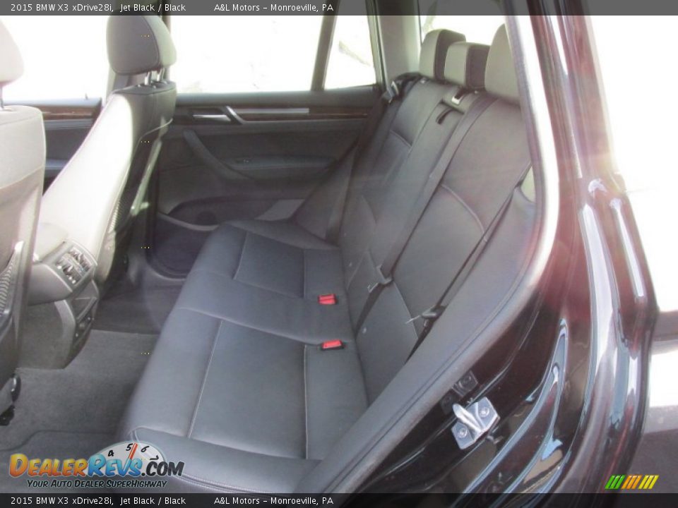 2015 BMW X3 xDrive28i Jet Black / Black Photo #14