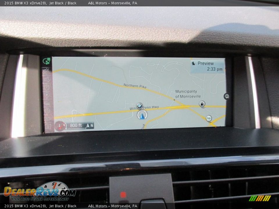 2015 BMW X3 xDrive28i Jet Black / Black Photo #17