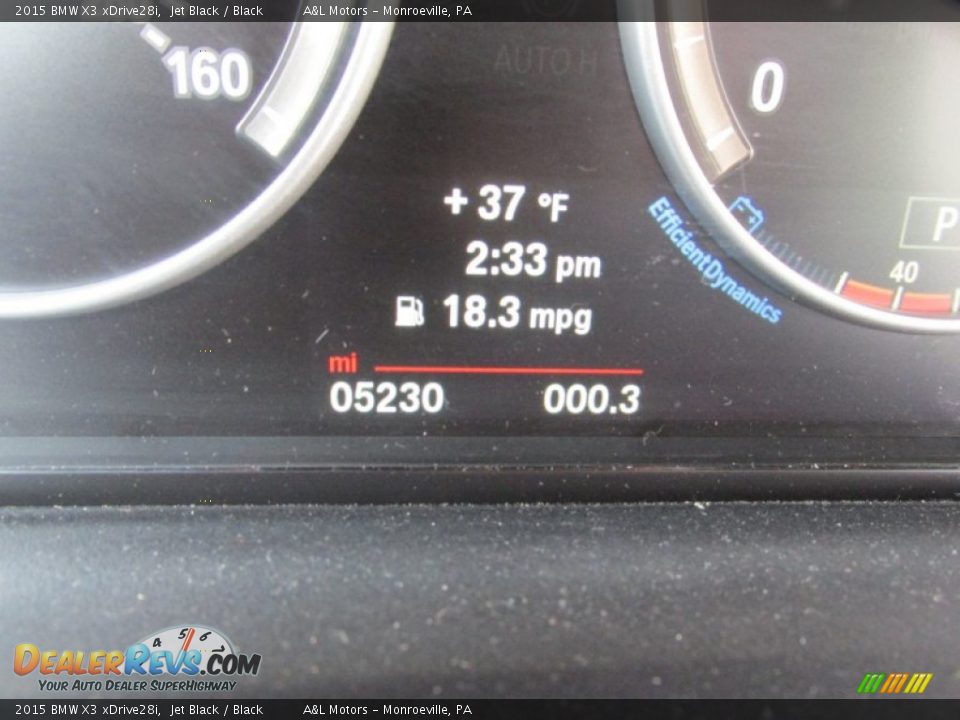 2015 BMW X3 xDrive28i Jet Black / Black Photo #19