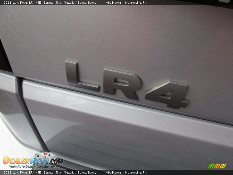2011 Land Rover LR4 HSE Zermatt Silver Metallic / Ebony/Ebony Photo #6