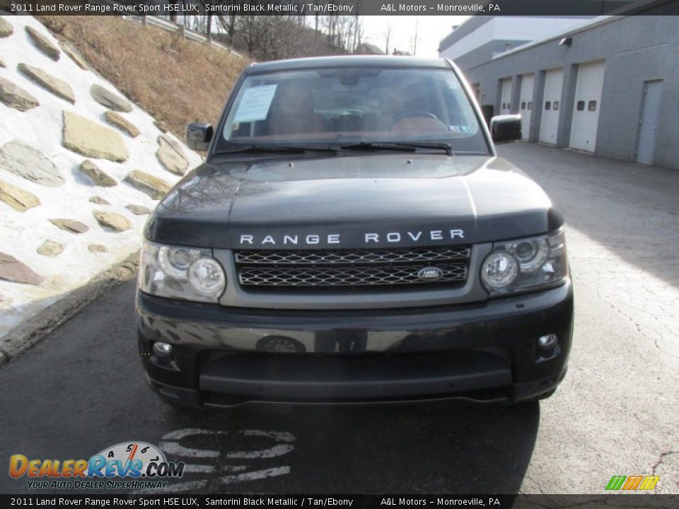 2011 Land Rover Range Rover Sport HSE LUX Santorini Black Metallic / Tan/Ebony Photo #8