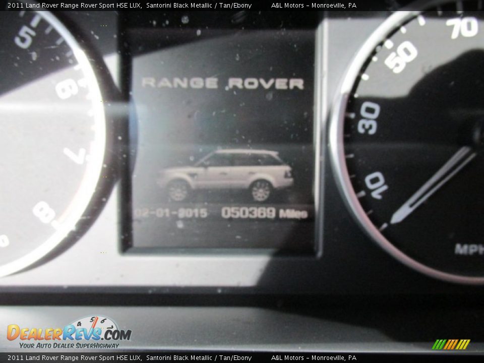 2011 Land Rover Range Rover Sport HSE LUX Santorini Black Metallic / Tan/Ebony Photo #20