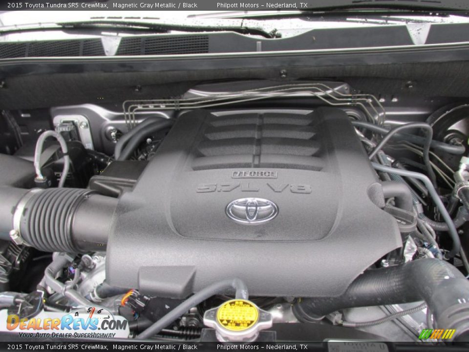 2015 Toyota Tundra SR5 CrewMax Magnetic Gray Metallic / Black Photo #19