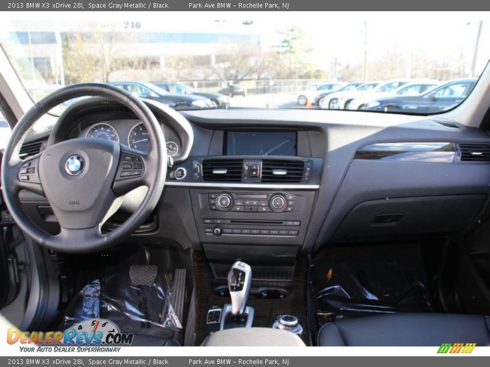 2013 BMW X3 xDrive 28i Space Gray Metallic / Black Photo #16