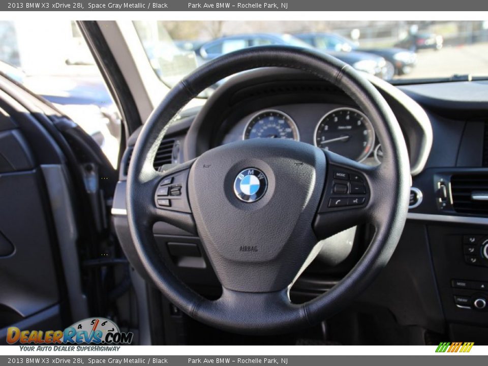 2013 BMW X3 xDrive 28i Space Gray Metallic / Black Photo #19