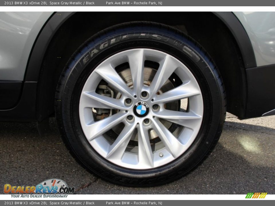 2013 BMW X3 xDrive 28i Space Gray Metallic / Black Photo #33