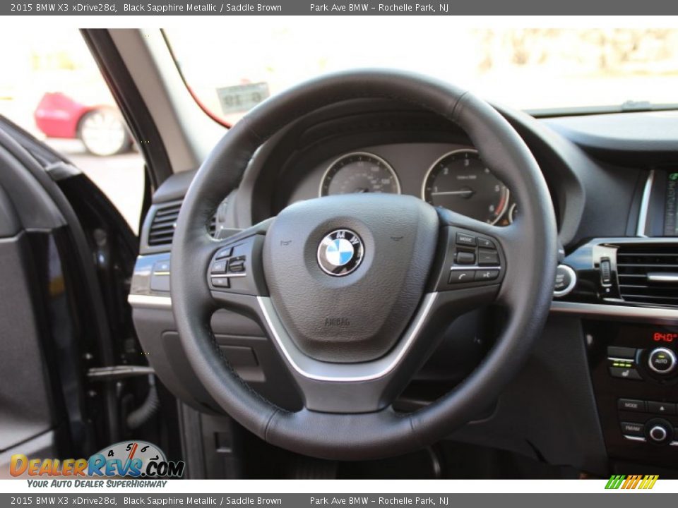2015 BMW X3 xDrive28d Steering Wheel Photo #18