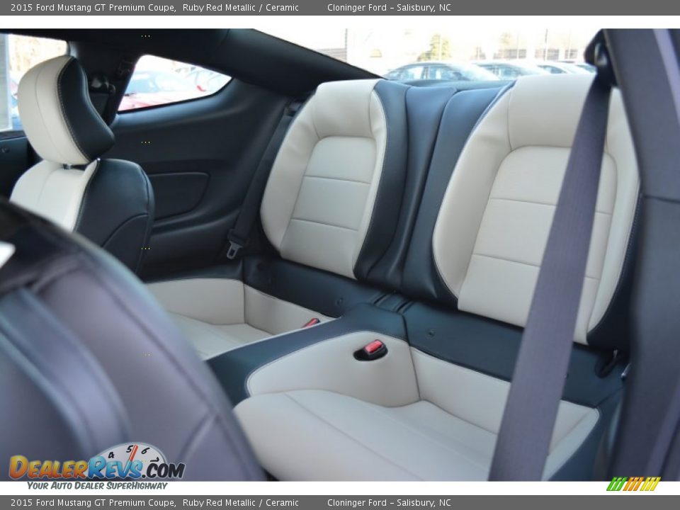 2015 Ford Mustang GT Premium Coupe Ruby Red Metallic / Ceramic Photo #8