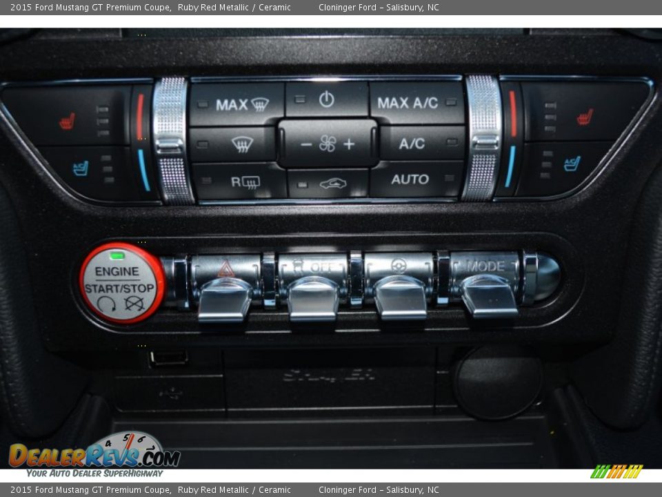 2015 Ford Mustang GT Premium Coupe Ruby Red Metallic / Ceramic Photo #16