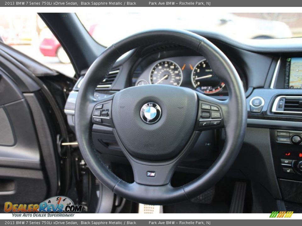 2013 BMW 7 Series 750Li xDrive Sedan Black Sapphire Metallic / Black Photo #16