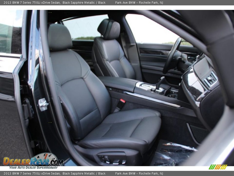 2013 BMW 7 Series 750Li xDrive Sedan Black Sapphire Metallic / Black Photo #26