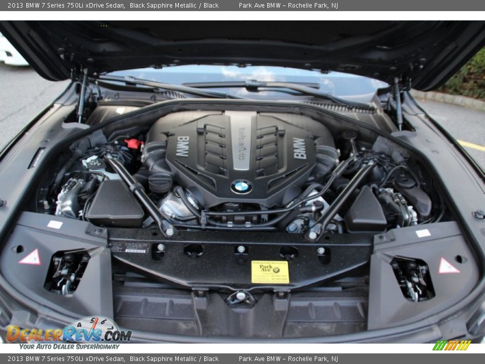 2013 BMW 7 Series 750Li xDrive Sedan Black Sapphire Metallic / Black Photo #27