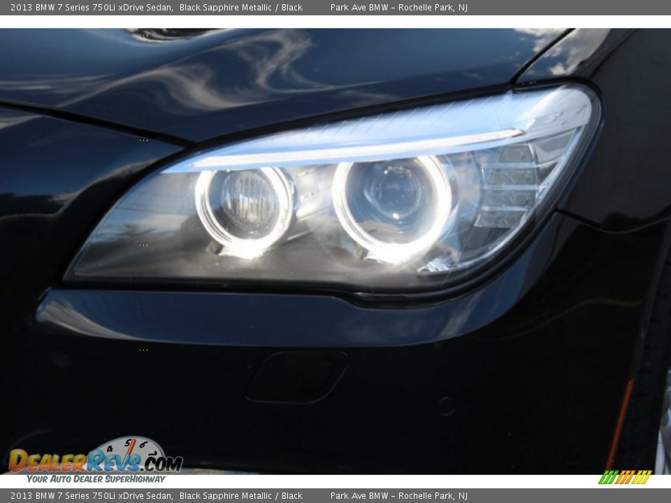 2013 BMW 7 Series 750Li xDrive Sedan Black Sapphire Metallic / Black Photo #28