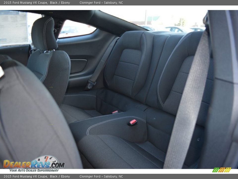 2015 Ford Mustang V6 Coupe Black / Ebony Photo #8