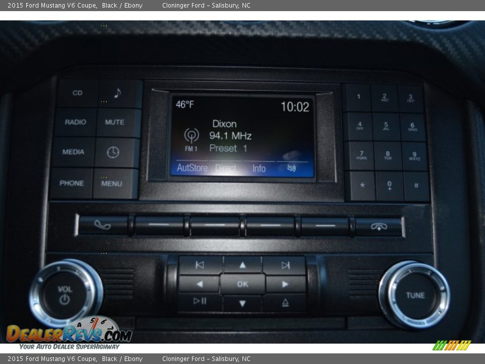 2015 Ford Mustang V6 Coupe Black / Ebony Photo #11