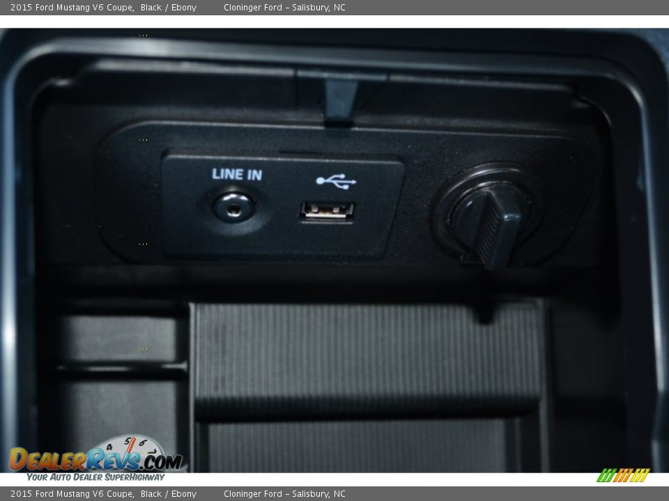 2015 Ford Mustang V6 Coupe Black / Ebony Photo #14