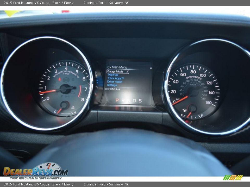 2015 Ford Mustang V6 Coupe Black / Ebony Photo #16