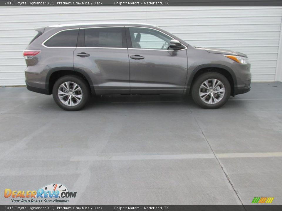 2015 Toyota Highlander XLE Predawn Gray Mica / Black Photo #3