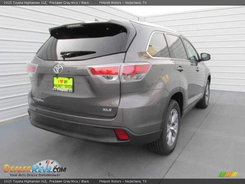 2015 Toyota Highlander XLE Predawn Gray Mica / Black Photo #4