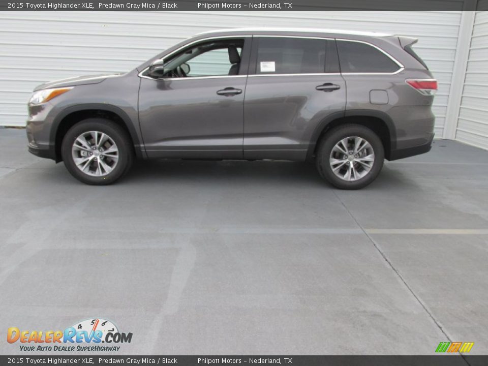 2015 Toyota Highlander XLE Predawn Gray Mica / Black Photo #6