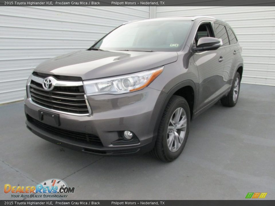 2015 Toyota Highlander XLE Predawn Gray Mica / Black Photo #7