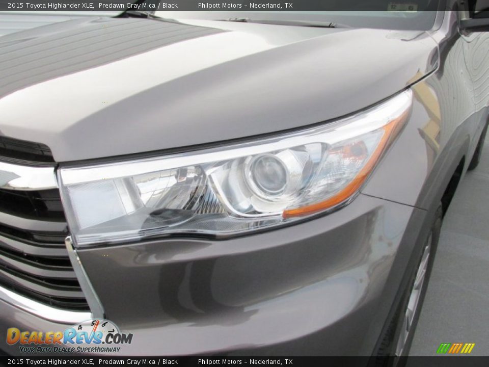 2015 Toyota Highlander XLE Predawn Gray Mica / Black Photo #9