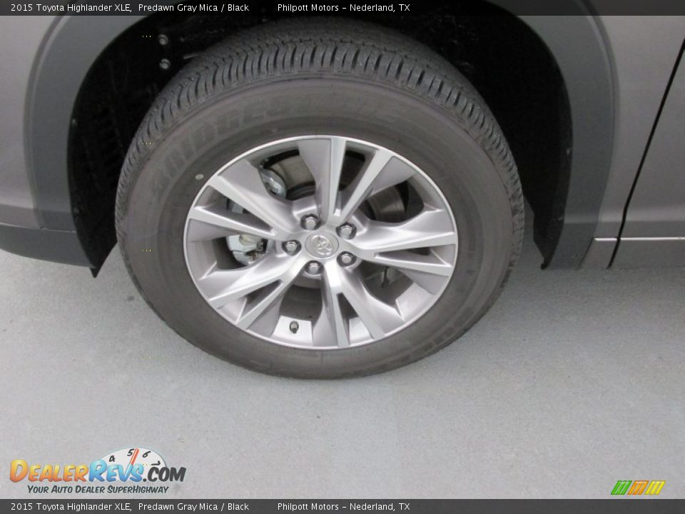 2015 Toyota Highlander XLE Predawn Gray Mica / Black Photo #11