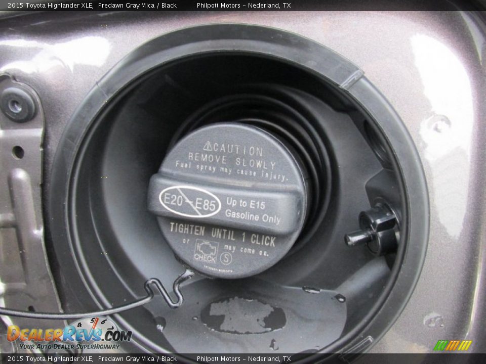 2015 Toyota Highlander XLE Predawn Gray Mica / Black Photo #13
