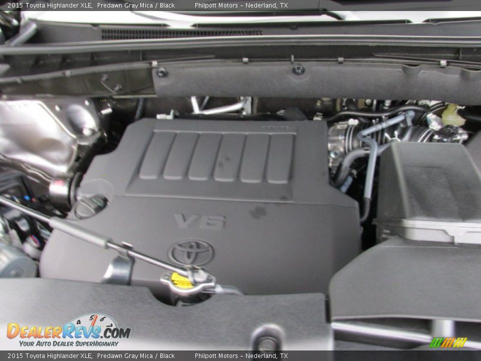 2015 Toyota Highlander XLE Predawn Gray Mica / Black Photo #16