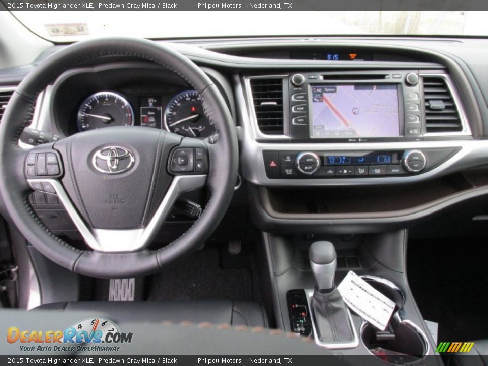 2015 Toyota Highlander XLE Predawn Gray Mica / Black Photo #28