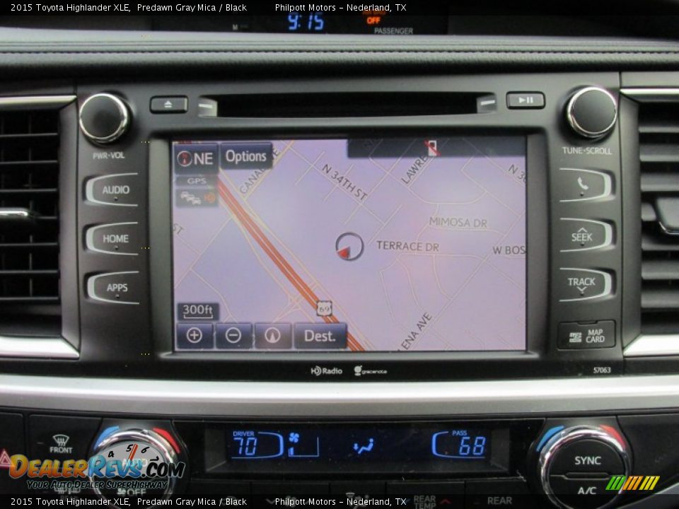 2015 Toyota Highlander XLE Predawn Gray Mica / Black Photo #30