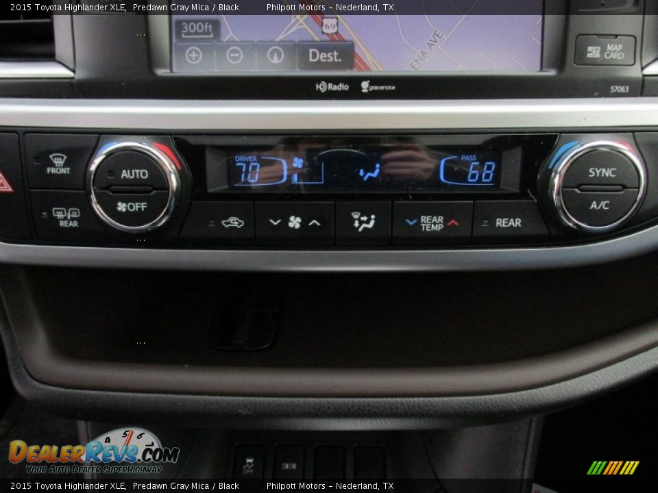 2015 Toyota Highlander XLE Predawn Gray Mica / Black Photo #31