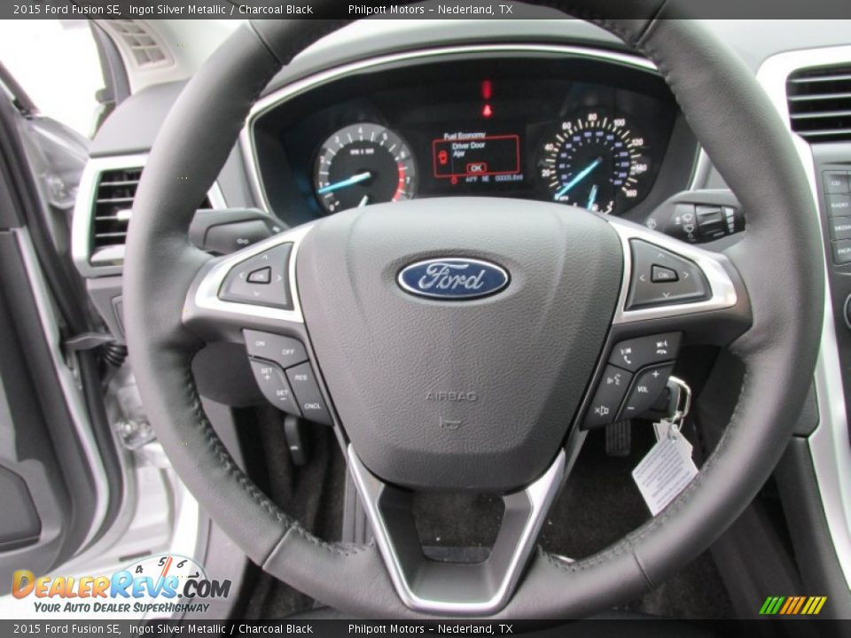 2015 Ford Fusion SE Steering Wheel Photo #30