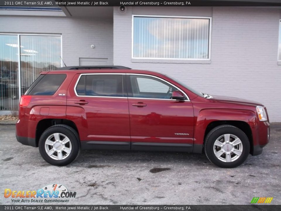 2011 GMC Terrain SLE AWD Merlot Jewel Metallic / Jet Black Photo #2