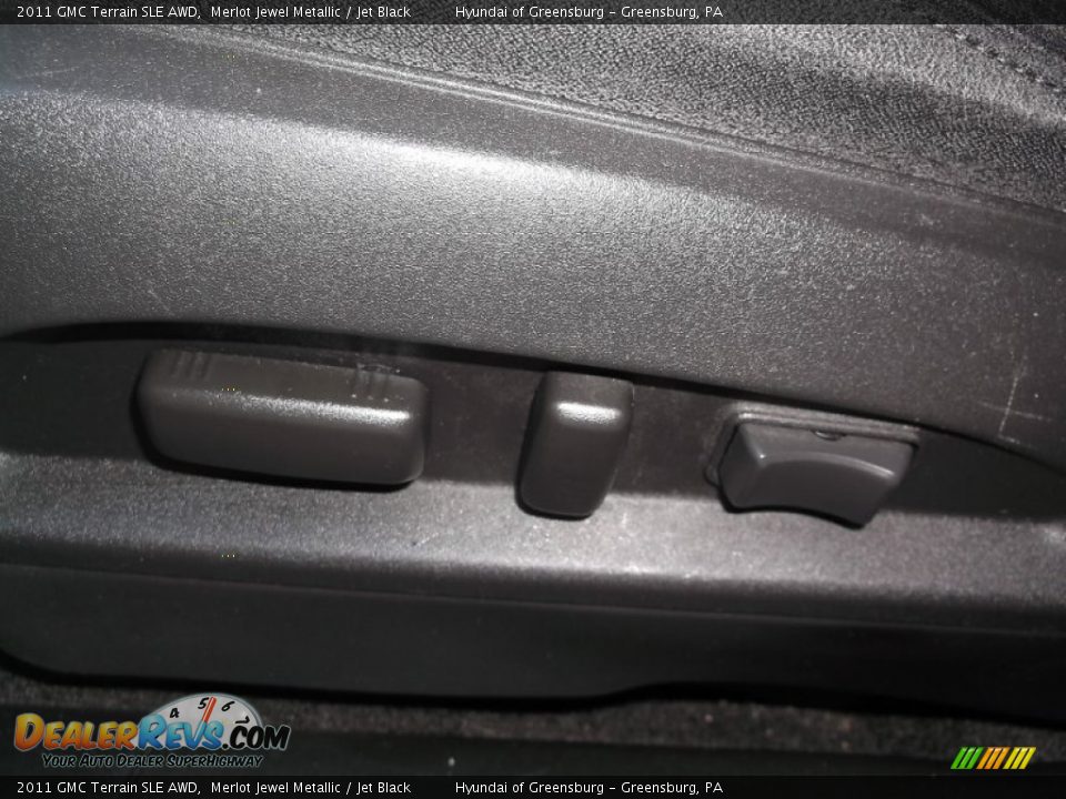 2011 GMC Terrain SLE AWD Merlot Jewel Metallic / Jet Black Photo #15