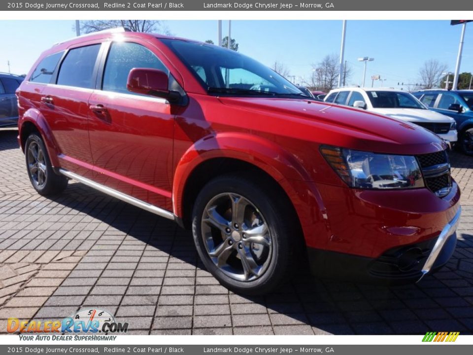 2015 Dodge Journey Crossroad Redline 2 Coat Pearl / Black Photo #4