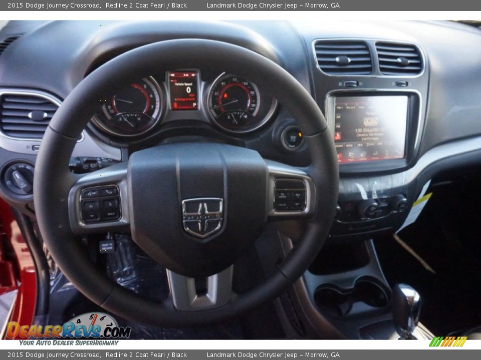 2015 Dodge Journey Crossroad Redline 2 Coat Pearl / Black Photo #7