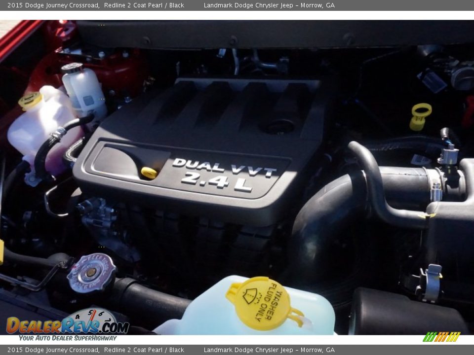 2015 Dodge Journey Crossroad Redline 2 Coat Pearl / Black Photo #8