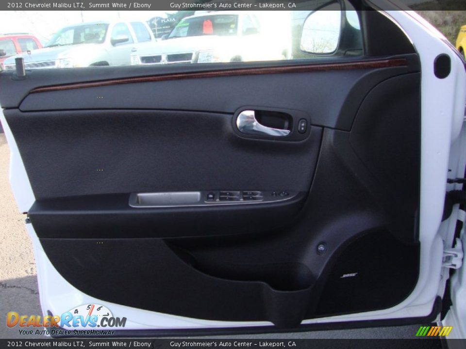 2012 Chevrolet Malibu LTZ Summit White / Ebony Photo #9
