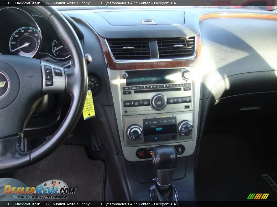 2012 Chevrolet Malibu LTZ Summit White / Ebony Photo #12