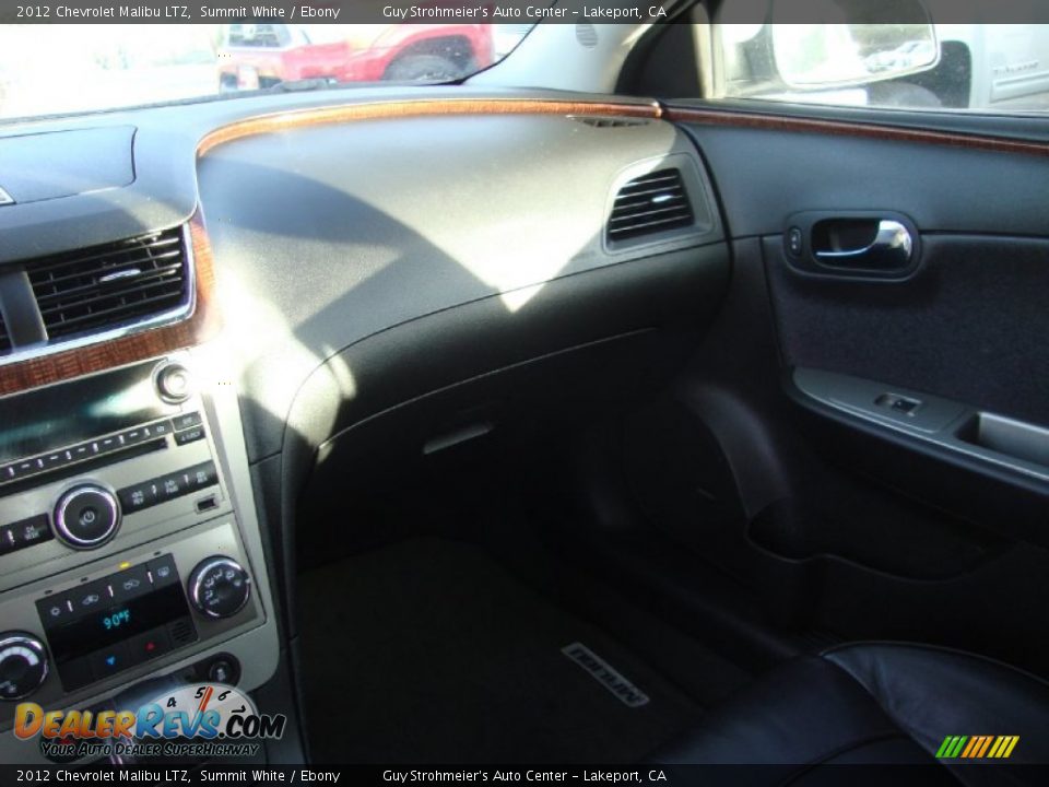 2012 Chevrolet Malibu LTZ Summit White / Ebony Photo #13