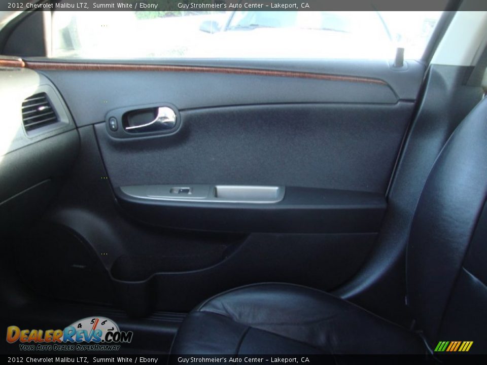 2012 Chevrolet Malibu LTZ Summit White / Ebony Photo #14