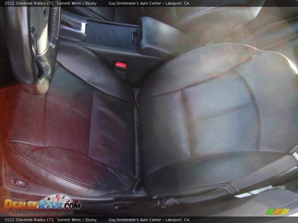 2012 Chevrolet Malibu LTZ Summit White / Ebony Photo #17